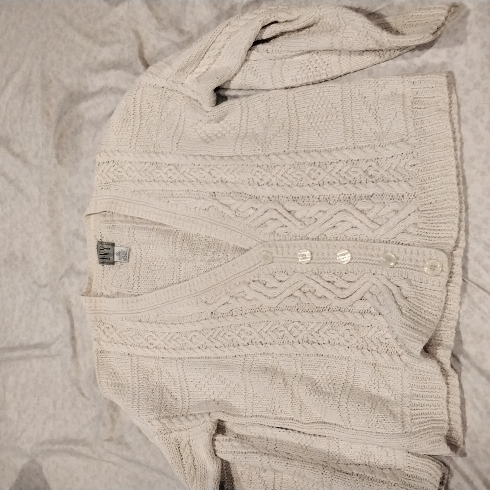 Cream cardigan